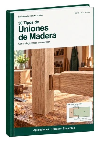 Bono 1: 30 Tipos de Uniones de Madera
