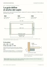 Muestra real de dimensionamiento de cajón